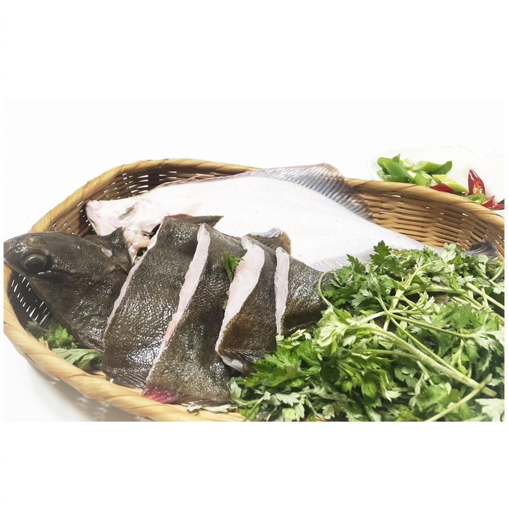 남해안 삼천포 쑥국 매운탕용 자연산 활 손질 도다리 1kg (손질후 약 750g)
