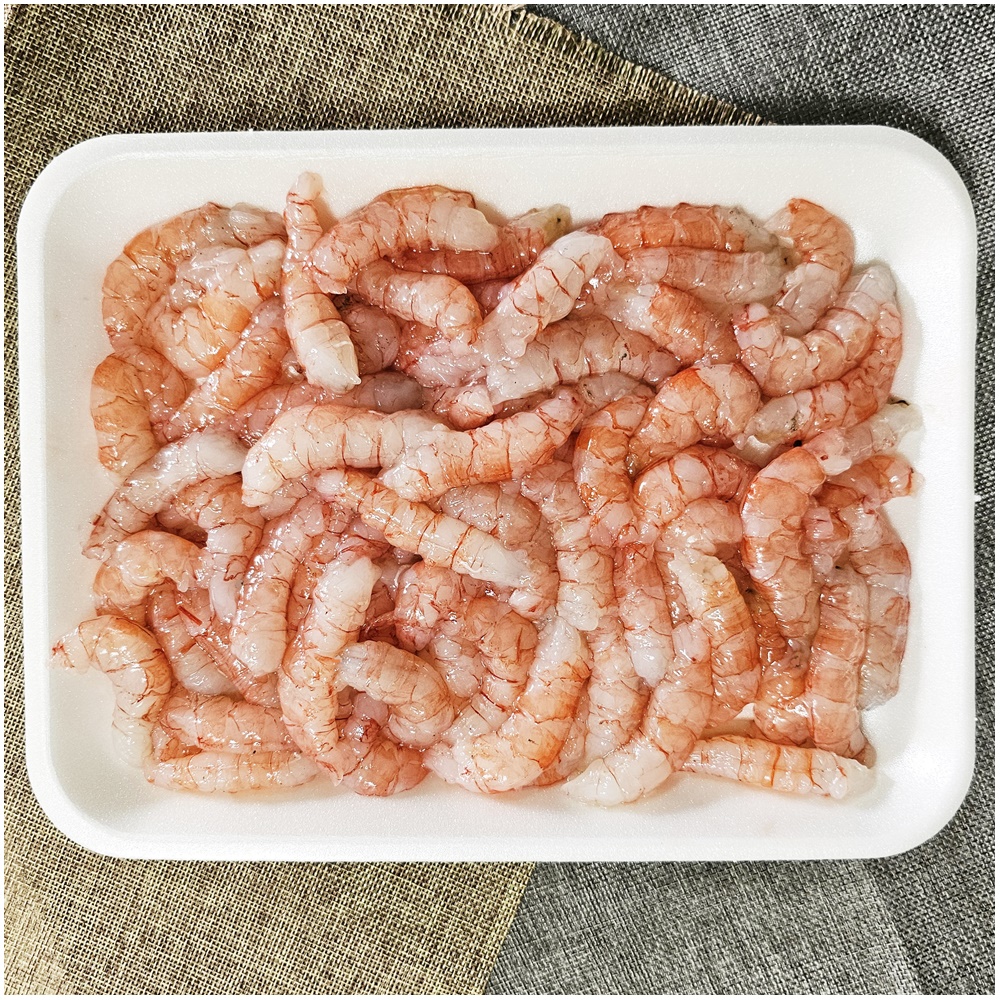 자연산 새우살 / 완전손질 국내산 신선 적 새우살 300g