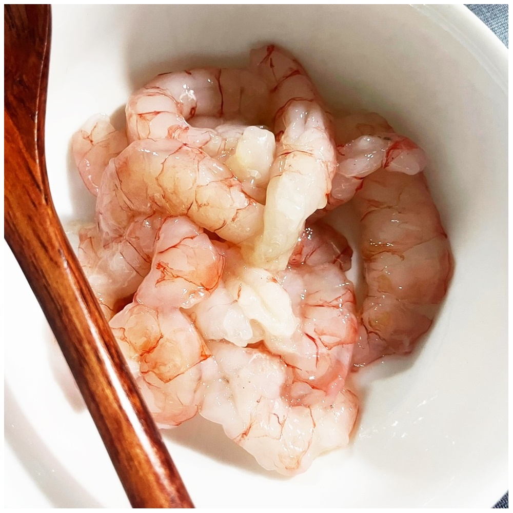 자연산 새우살 / 완전손질 국내산 신선 적 새우살 300g